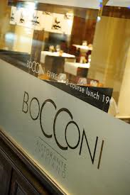 A BRUXELLES UNA SQUISITA SCOPERTA ITALIANA: IL RISTORANTE “BOCCONI”